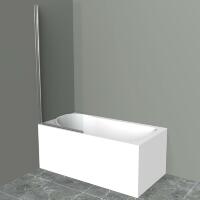 Шторка на ванну BelBagno UNO-V-1-70/150-C-Cr