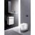 Унитаз Azario Vento AZ-2001 микролифт белый, овальный, 37x48 см