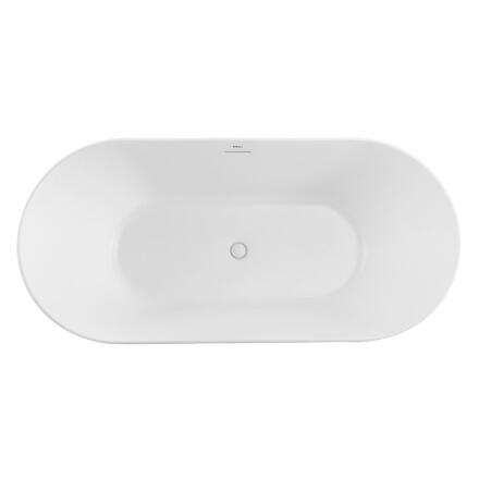 Ванна акриловая отдельностоящая матовая BelBagno BB411-1700-800-MATT