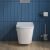 Унитаз подвесной безободковый с сиденьем и функцией биде BelBagno DUE BB3103CHR-BS/SC
