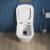 Унитаз подвесной безободковый с сиденьем и функцией биде BelBagno DUE BB3103CHR-BS/SC