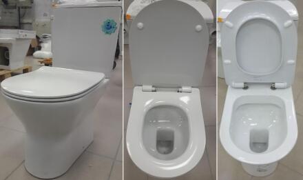 Крышка-сиденье Roca Leon ZRU9302943 с микролифтом, овальная, в современном стиле
