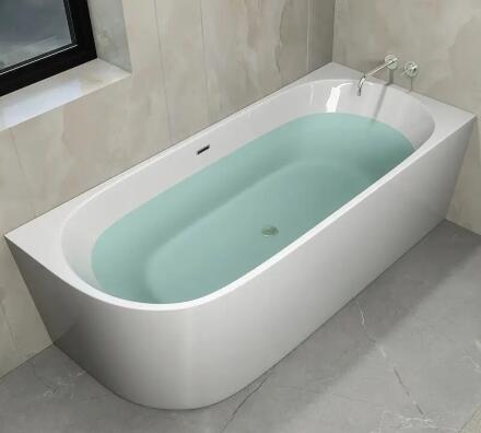 Акриловая ванна Cerutti Spa Ami 10091 R 170x75 см, угловая, правая, пристенная, белая, асимметричная, с каркасом, со сливом-переливом, с донным клапаном, объем 280 л.