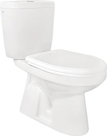 Унитаз-компакт Santek Анимо 1WH302136 белый, овальный, 38x62.5 см + ершик напольный в подарок