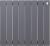 Радиатор Royal Thermo PianoForte 500 Silver Satin - 8 секц.  RTPNSS50008