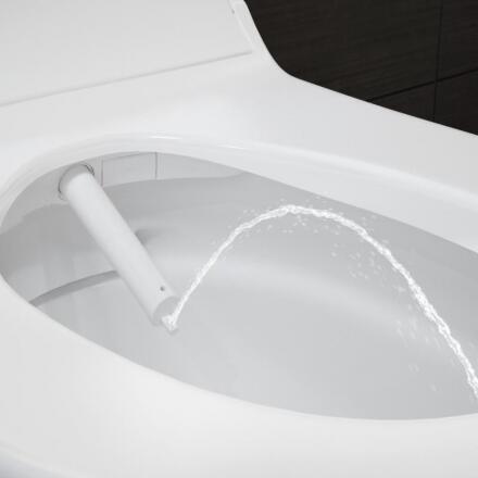 Унитаз подвесной Geberit AquaClean tuma classic белый, овальный, 36x55.3 см + ершик напольный в подарок