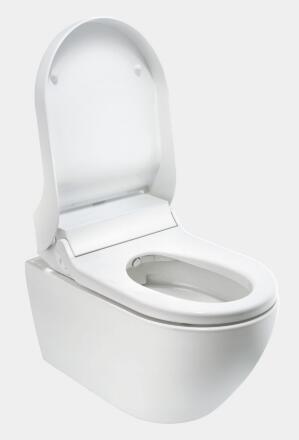 Унитаз подвесной Geberit AquaClean tuma classic белый, овальный, 36x55.3 см + ершик напольный в подарок
