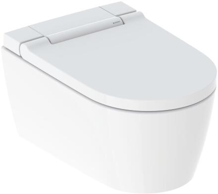 Унитаз подвесной Geberit AquaClean Sela 146.224.11.1 альпийский белый овальный, 37.5x56.5 см + ершик напольный в подарок