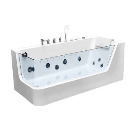 Акриловая ванна Ceruttispa 170x80 R C-494-17R 9948 с гидромассажем