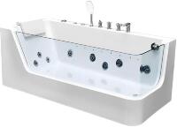 Акриловая ванна Ceruttispa 170x80 L C-494-17L 9947 с гидромассажем