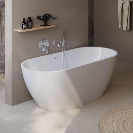 Ванна отдельностоящая BelBagno BB701-1600-730-K