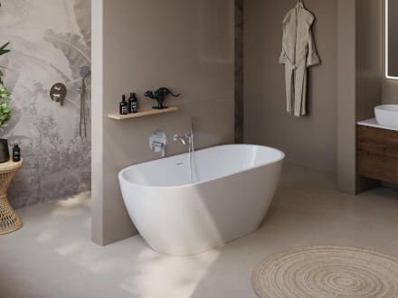 Ванна отдельностоящая BelBagno BB701-1600-730-K