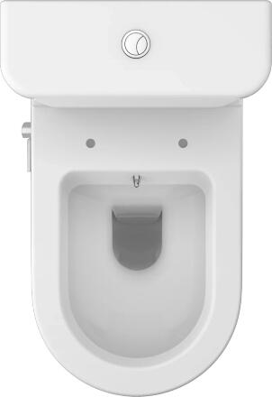 Унитаз-компакт VitrA Zentrum 9012B003-7226 с биде и микролифтом, белый, овальный, 38x61 см + ершик напольный в подарок