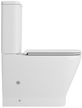 Унитаз напольный Owl 1975 Gap Ruta-G белый, прямоугольный, антивсплеск, 34x60.5 см + ершик напольный в подарок