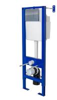 Система инсталляции для унитазов Berges Wasserhaus Atom 410 кнопка хром 41x16x111.5 см, в современном стиле