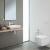 Крышка-сиденье VitrA Metropole с микролифтом в стиле hi-tech