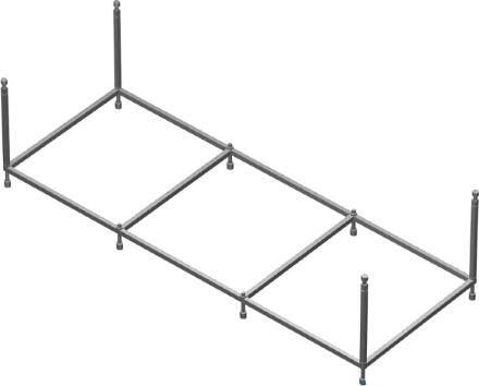 Акриловая ванна Roca Easy 170x75 см прямоугольная, пристенная, объем 215 л.