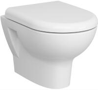 Унитаз подвесной VitrA Zentrum 55795B003-0075 белый, овальный, 35.5x50 см + ершик напольный в подарок