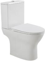 Унитаз компакт BelBagno Lounge BB045CPR/SC/BB045/ с бачком и сиденьем Микролифт (2 части)