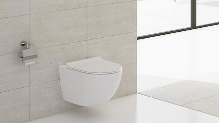Унитаз подвесной VitrA Sento 7748В003-0075 белый, овальный, 36.5x54 см + ершик напольный в подарок
