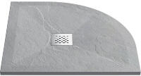 Душевой поддон из искусственного камня Vincea 90x90 VST-4SQ9090G+Vsph-D132 Серый